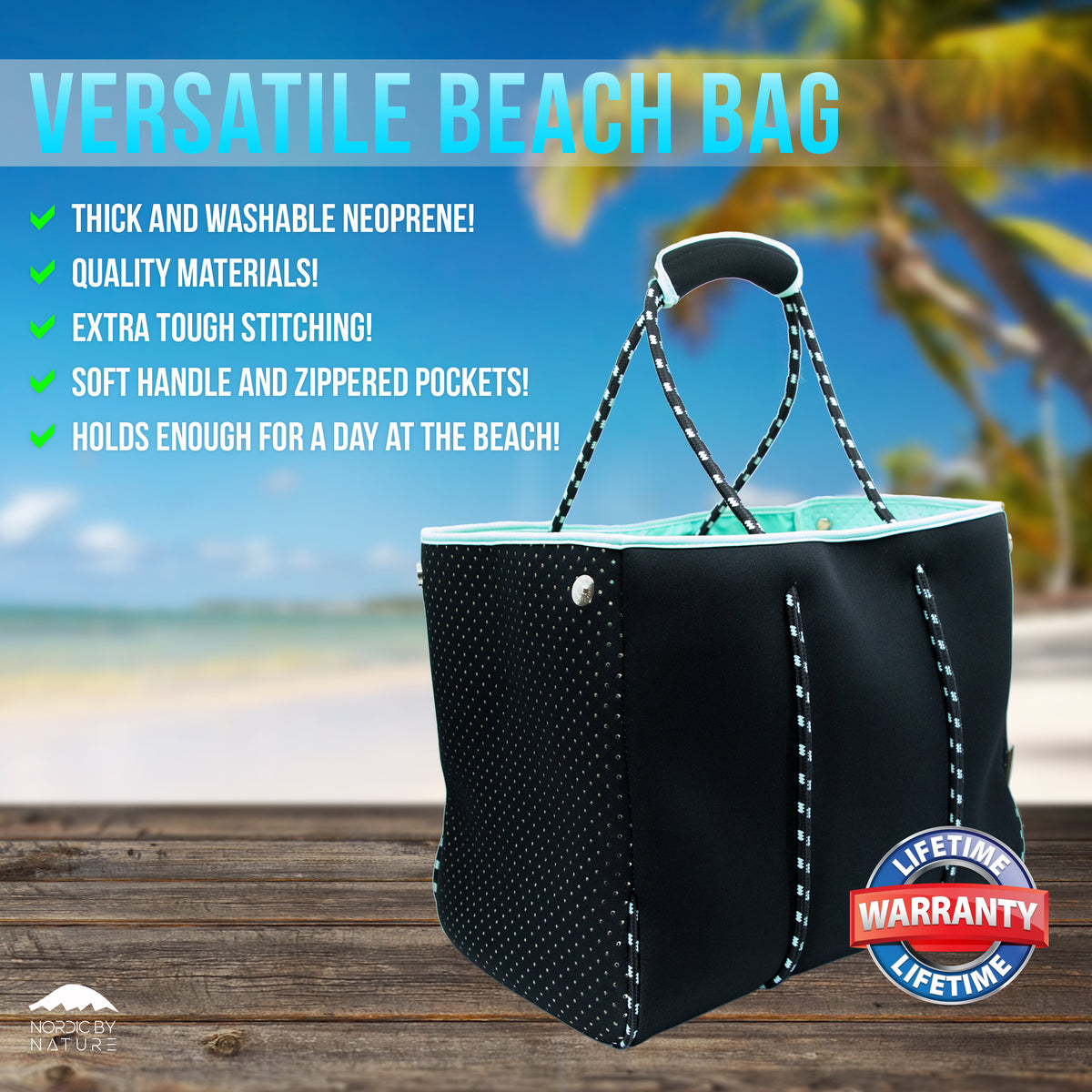 Washable beach bag deals